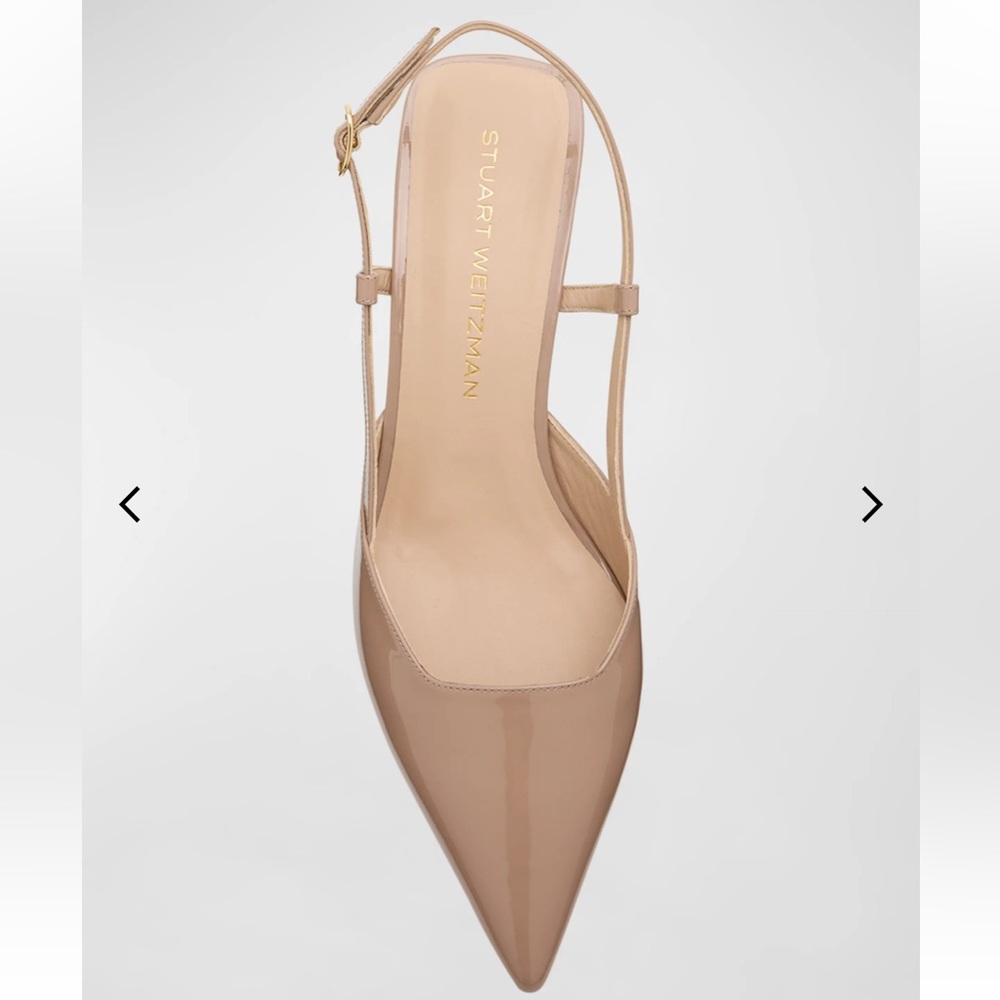 Stuart Weitzman
Vinnie Patent Kitten Slingback Pumps
$525
50mm BEIGE 6.5B NEW - Picture 5 of 16